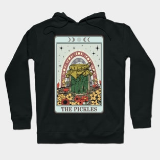 Funny food tarot card, pickles Hoodie